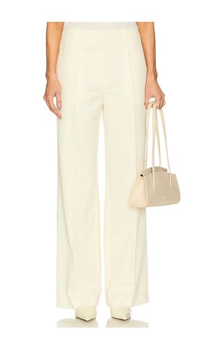 Pantalones con borde deshecho leoon en color talla 10/M en - Cream. Talla 10/M (también en 12/L, 6/XS, 8/S) - Courtney Zheng - Modalova