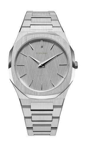 Reloj ultra thin en color plateado metálico talla all en - Metallic Silver. Talla all - D1 Milano - Modalova