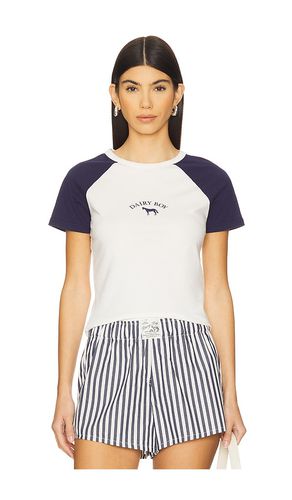 Camiseta beisbolera east coast en color talla L en - Navy. Talla L (también en M, S, XS) - Dairy Boy - Modalova