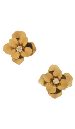 Siran earrings in color metallic size all - Deepa Gurnani - Modalova