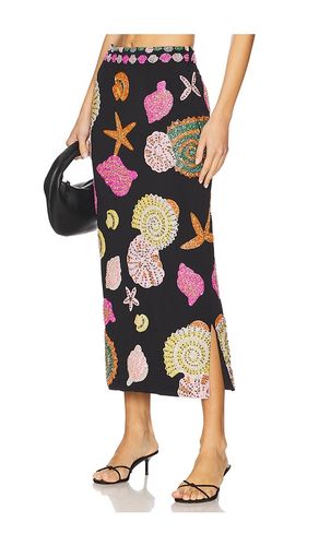 New York Hand Embellished Midi Skirt in . Size M, S - Oceanus - Modalova