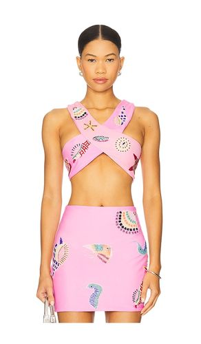 Shell Hand Beaded Top in . Size L. Also in M - Oceanus - Modalova