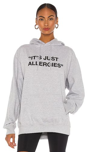 Sudadera just allergies en color gris talla all en - Grey. Talla all - DEPARTURE - Modalova