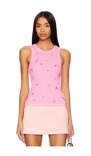 Top de tirantes clásico en color rosado talla 40/S en - Pink. Talla 40/S (también en 44/L) - Des Phemmes - Modalova