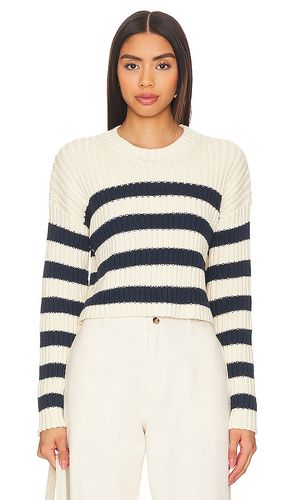 Striped Ribbed Cropped Sweater in . Taglia M - Denimist - Modalova