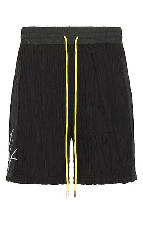 Crinkled nylon shorts en color negro talla L en - Black. Talla L (también en M, S) - Diet Starts Monday - Modalova