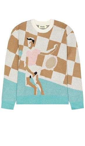 Racket Club Crew Knit Sweater in . Size XL - Duvin Design - Modalova