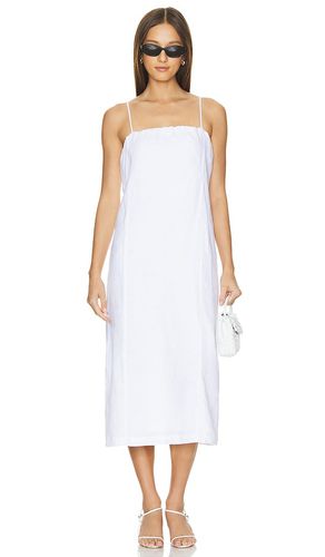 Linen dress in color white size L in - White. Size L (also in M, S, XL, XS, XXS) - DONNI. - Modalova