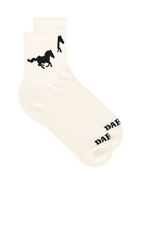 Mustang sock in color white size all - Darlin - Modalova