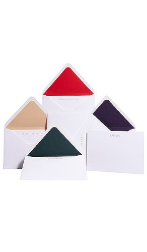 Naughty notecard set in color beauty: na size all in / - Beauty: NA. Size all - Dear Annabelle - Modalova