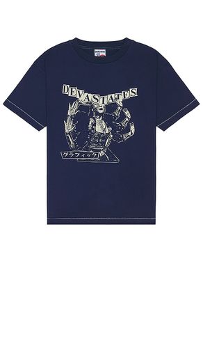 Fuzz gfx retro t-shirt in color blue size M in - Blue. Size M (also in L, S, XL/1X) - Deva States - Modalova