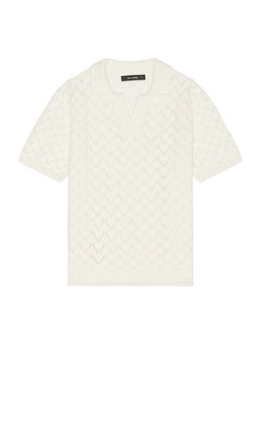 Yinka relaxed knit short sleeve polo en color talla L en - White. Talla L (también en M, S, XL/1X) - Daily Paper - Modalova