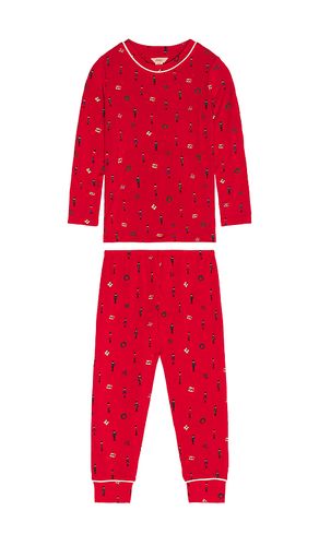 Kids Printed Long Pajama Set in . Taglia 6. Also in 4 - eberjey - Modalova