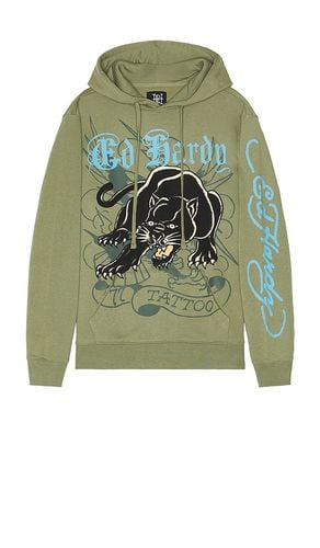 Crouching Panther Pullover Hoodie in . Size S - Ed Hardy - Modalova