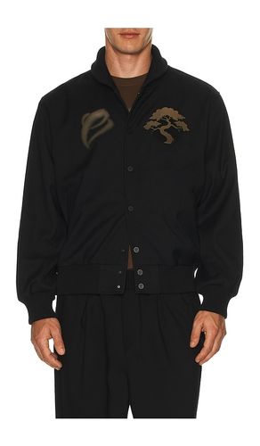 D Print Bonsai Tree Fold Over Collar Bomber in . Size S. Also in M, L - Etai LA - Modalova