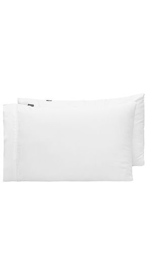 Conjunto de funda de almohada signature sateen pillowcase set en color blanco talla all en - White. Talla all - Ettitude - Modalova
