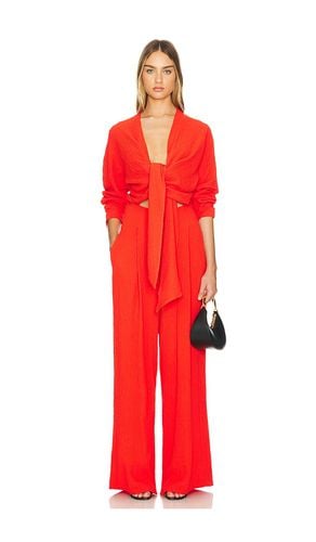 Forty flowy jumpsuit en color rojo talla 32 en - Red. Talla 32 (también en 34, 38, 40) - Essentiel Antwerp - Modalova