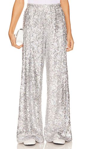 Pantalones de lentejuelas fences en color plateado metálico talla 32 en - Metallic Silver. Talla 32 - Essentiel Antwerp - Modalova