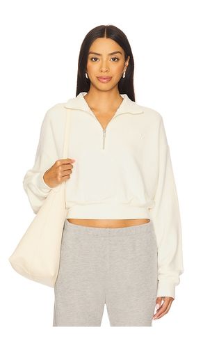 Cropped Half Zip Sweatshirt in . Size L. Also in M, XS - Eterne - Modalova