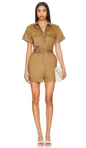 Utility romper en color bronce talla M en - Tan. Talla M (también en XL) - FRAME - Modalova