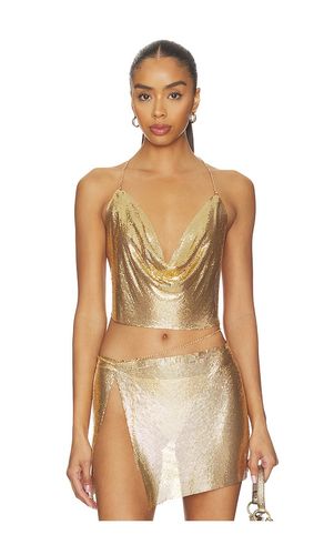 Aura Glomesh Top in - FAE - Modalova