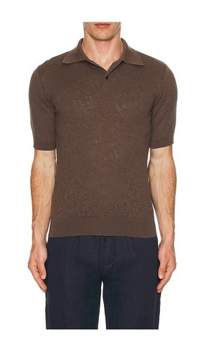Belser Knitted Polo in . Size M. Also in L - Far Afield - Modalova