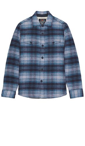 High Pile Fleece Lined Wool Shirt in . Taglia M, S - Faherty - Modalova