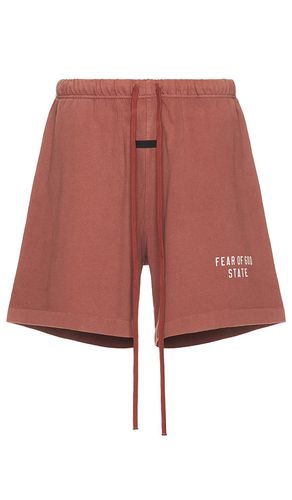 Heavy jersey soccer short en color mauve talla L en - Mauve. Talla L (también en M, S, XL, XXL) - Fear of God ESSENTIALS - Modalova