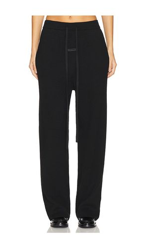 Waffle relaxed pant en color talla L en - Black. Talla L (también en M, XS) - Fear of God ESSENTIALS - Modalova