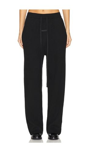 Waffle relaxed pant en color talla M en - Black. Talla M (también en S) - Fear of God ESSENTIALS - Modalova