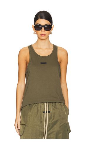 Camiseta tirantes en color verde talla L en - Green. Talla L (también en M, S, XS) - Fear of God ESSENTIALS - Modalova