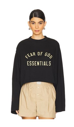 Cropped Long Sleeve T-Shirt in . Size M, XS - Fear of God ESSENTIALS - Modalova