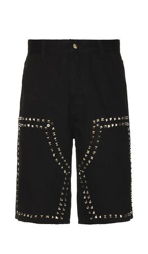 Studded short en color talla L en - Black. Talla L (también en S) - Funeral Apparel - Modalova