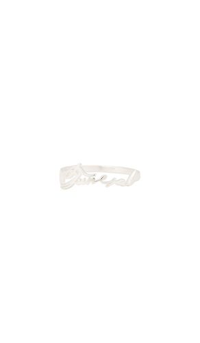 Logo Ring in . Size 8, 9 - Funeral Apparel - Modalova