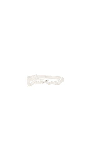 Logo Ring in . Taglia 8, 9 - Funeral Apparel - Modalova