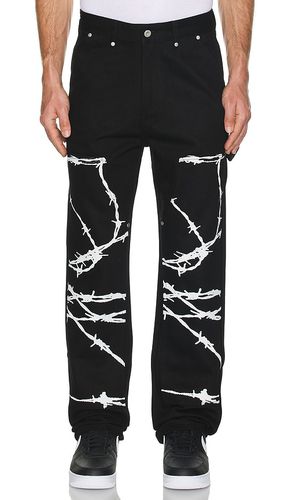 Barbed Wire Carpenter Pants in . Size M, XL/1X - Funeral Apparel - Modalova