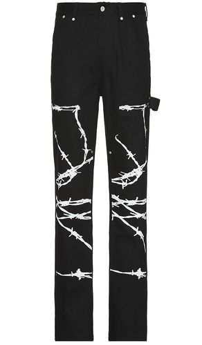 Barbed Wire Carpenter Pants in . Taglia S - Funeral Apparel - Modalova