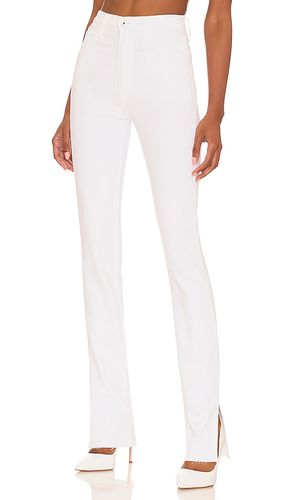Valentina super high rise tower jean with slit en color blanco talla 24 en - White. Talla 24 (también - Favorite Daughter - Modalova