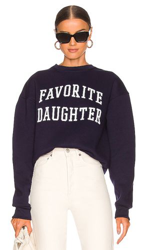 Sudadera collegiate en color talla L en - Navy. Talla L (también en M, S, XL) - Favorite Daughter - Modalova