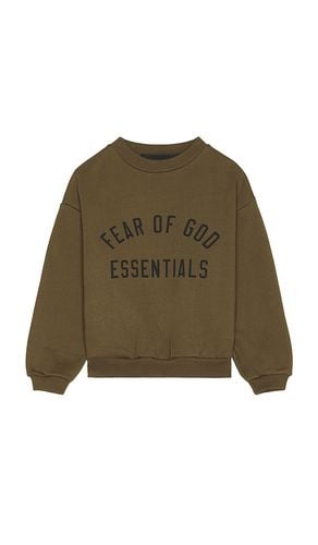 Cuello redondo en color talla 2/3 en - Olive. Talla 2/3 (también en 4/5, 6/7, 8) - Fear of God ESSENTIALS - Modalova