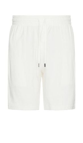 Augusto terry cotton blend shorts en color crema talla L en - Cream. Talla L (también en M, XL/1X) - Frescobol Carioca - Modalova