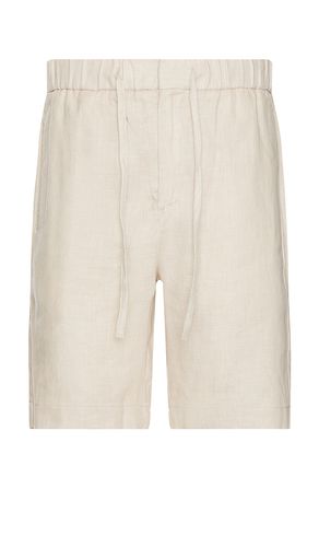 Felipe linen shorts in color cream size 28 in - Cream. Size 28 (also in 30, 32) - Frescobol Carioca - Modalova