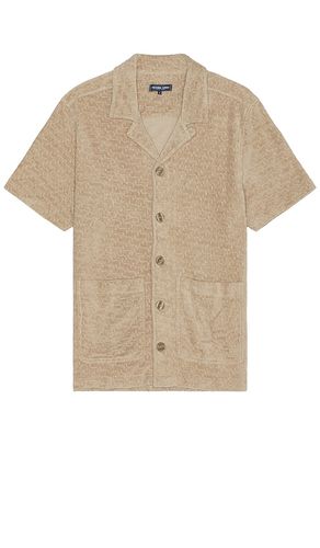 Paco copacabana jacquard terry shirt en color marrón talla L en - Brown. Talla L (también en M, S, XL/1X) - Frescobol Carioca - Modalova
