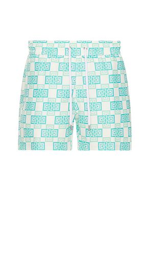 Sport angra cube swim short en color hierbabuena talla L en & - Mint. Talla L (también en M, S - Frescobol Carioca - Modalova