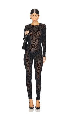 Flocked Leopard Catsuit in . Taglia XS - fleur du mal - Modalova