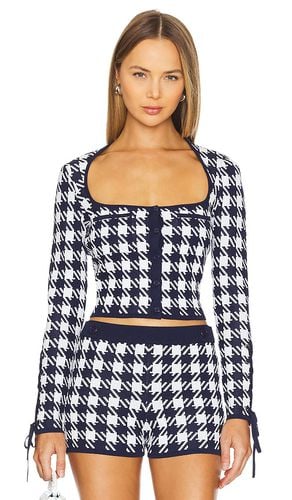 Houndstooth Cropped Cardigan in . Size M - fleur du mal - Modalova