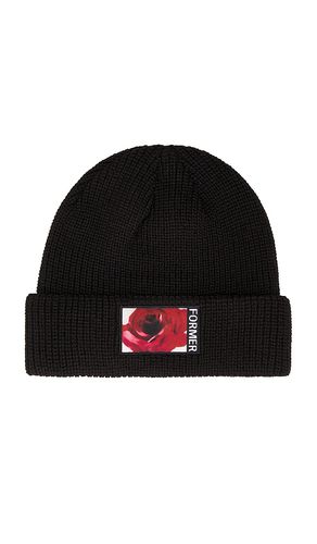 Gorro rosette patch en color talla all en - Black. Talla all - FORMER - Modalova