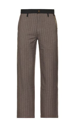 Pantalón harmony pinstripe en color talla 30 en - Brown. Talla 30 (también en 32, 34, 36) - FORMER - Modalova