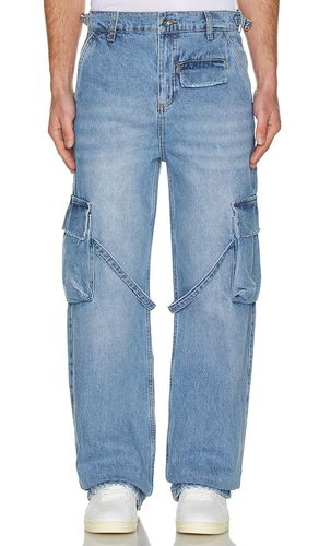 Phone pocket cargo jeans en color azul talla L en - Blue. Talla L (también en M, S, XL/1X) - FLANEUR - Modalova