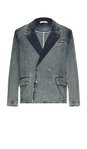 Denim blazer en color azul talla L en - Blue. Talla L (también en M, XL/1X) - FLANEUR - Modalova